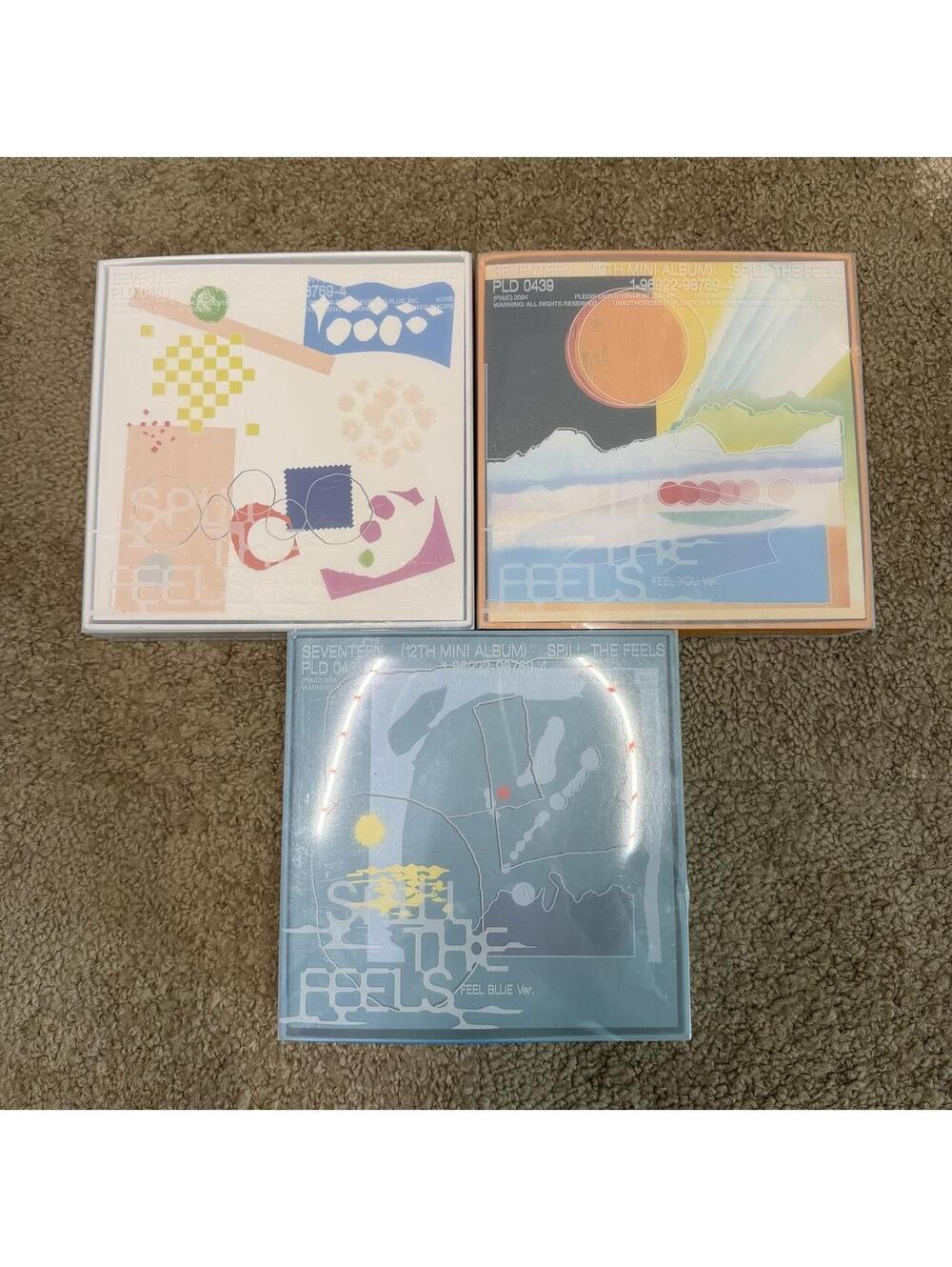 Seventeen  Multi and Blue Cds-and-vinyl